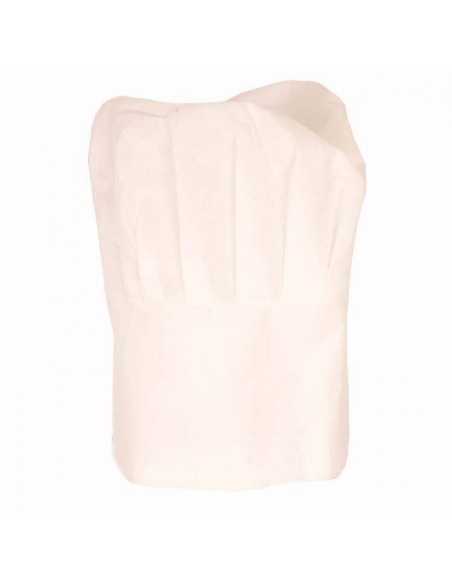 Toque blanche de chef cuisinier