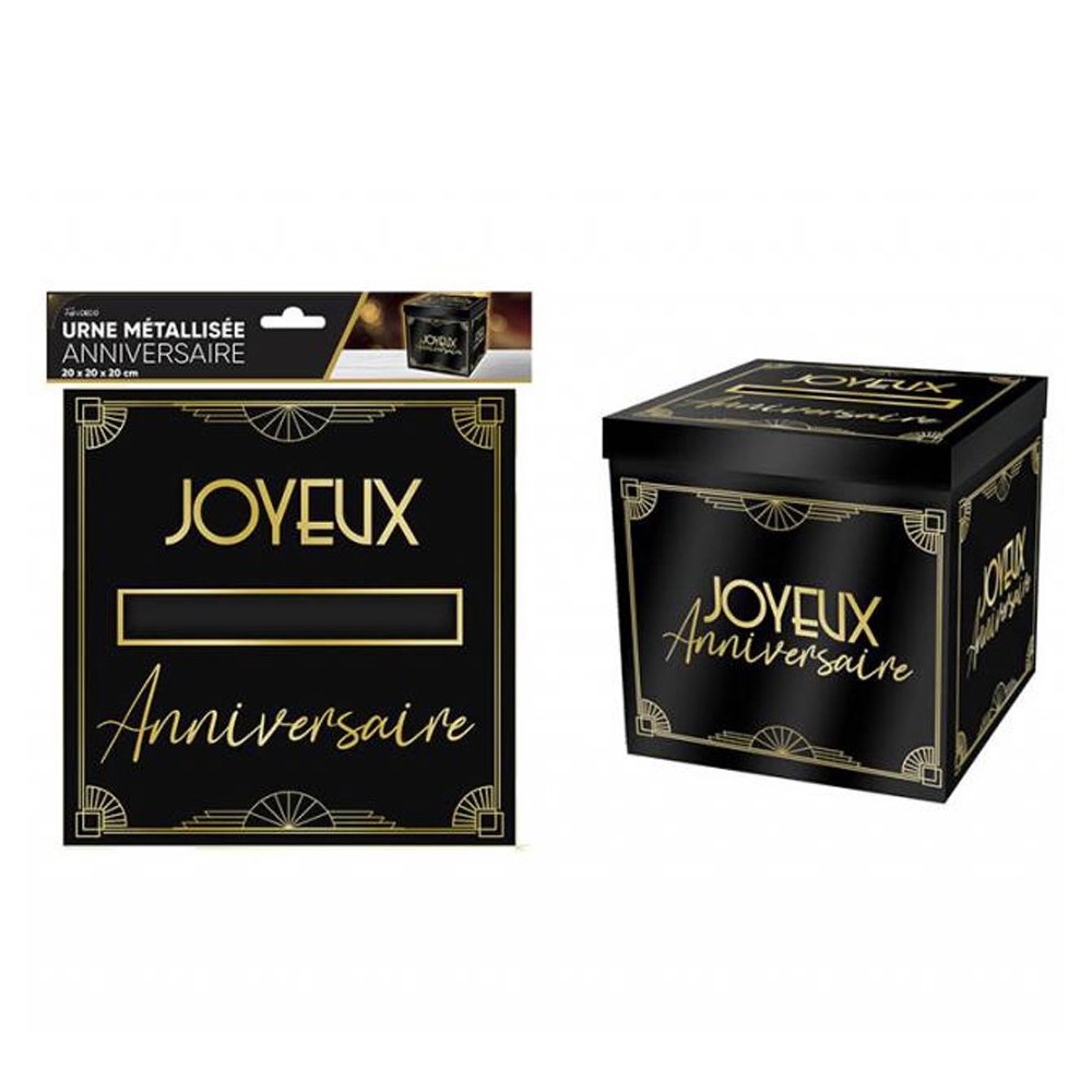 Urne anniversaire art déco