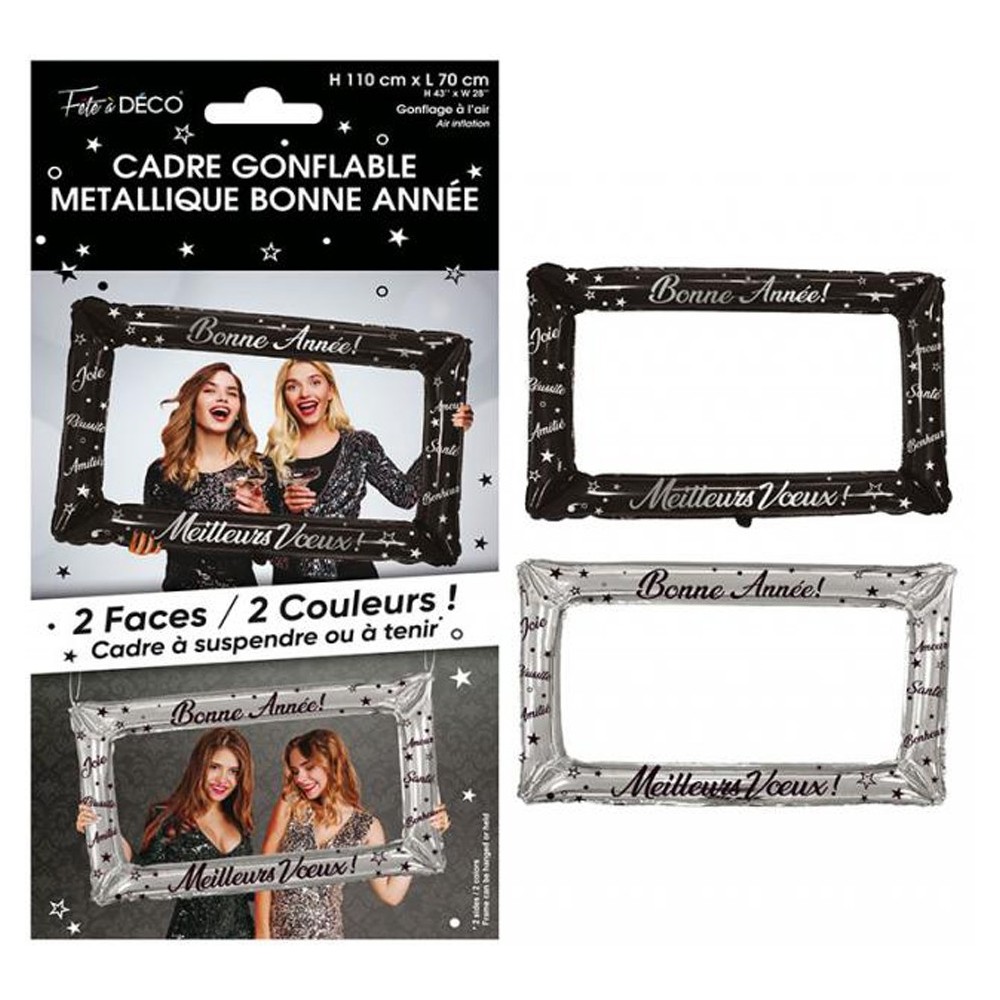 Cadre photo gonflable Bonne Année