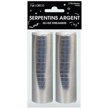 2 rouleaux de serpentins
