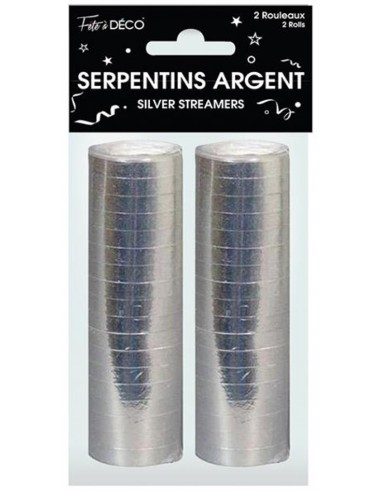 2 rouleaux de serpentins