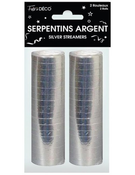 2 rouleaux de serpentins