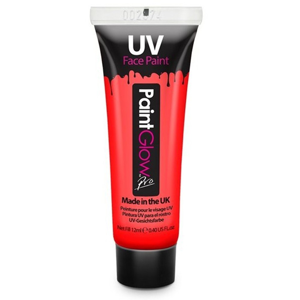 Crème visage fluo jaune néon UV