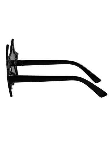 Lunettes étoiles noires rock star