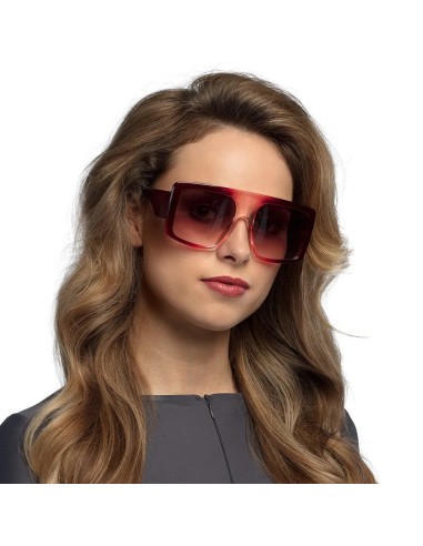 Lunettes vintage rouge