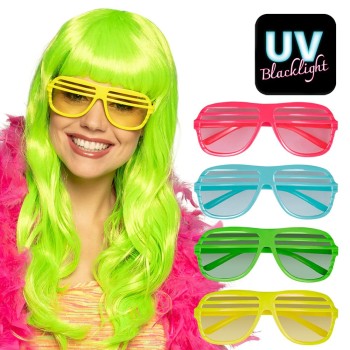 Lunettes fluo party Vegas