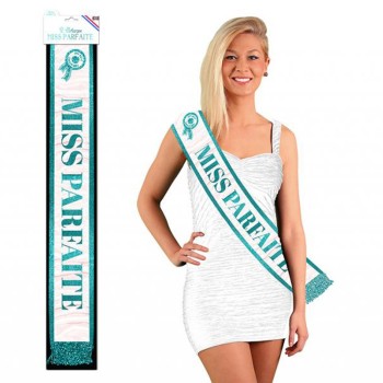 Echarpe humoristique "Miss parfaite"