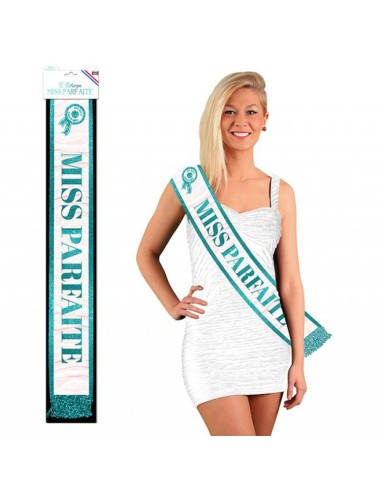 Echarpe humoristique "Miss parfaite"