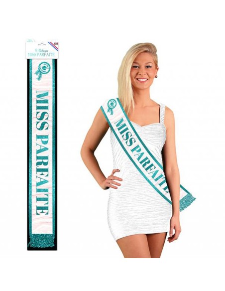 Echarpe humoristique "Miss parfaite"