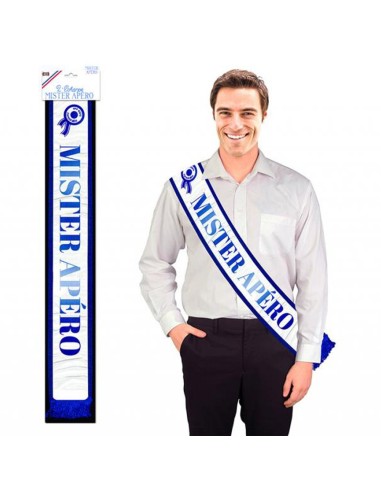 Echarpe humoristique "Mister apéro"