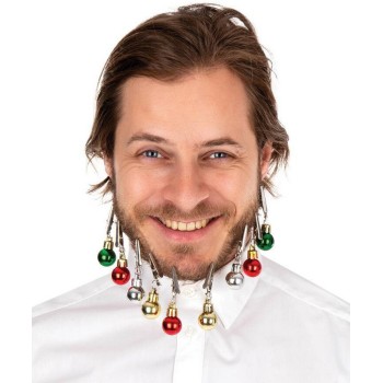 Boules sapin de Noël pour barbe