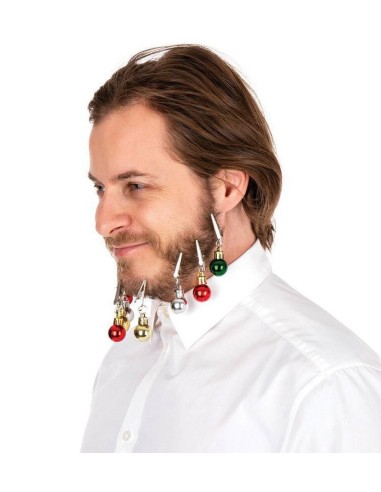 Boules sapin de Noël pour barbe
