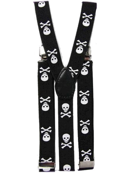 Bretelles têtes de morts