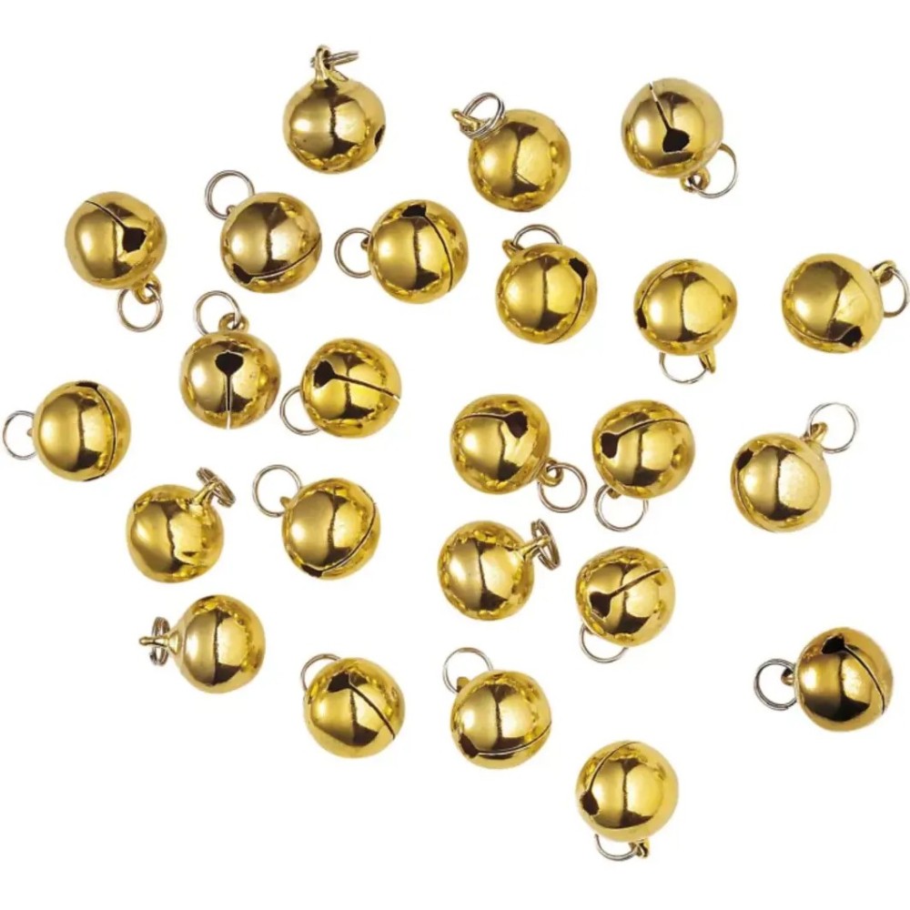 Sachet de 24 clochettes dorées