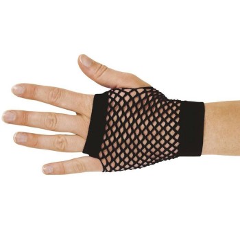 Mitaines résilles noires