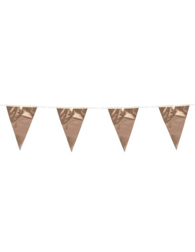 Guirlande fanions géants rose gold 10m