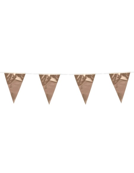Guirlande fanions géants rose gold 10m