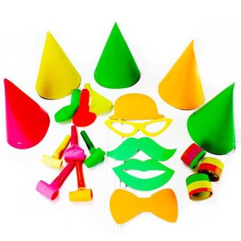 Set cotillons fluorescents 5 personnes