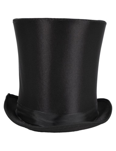 Chapeau haut de forme satiné noir