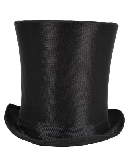 Chapeau haut de forme satiné noir