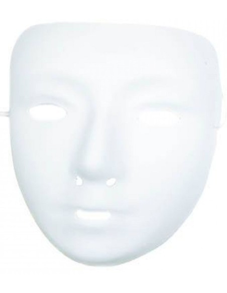 Masque visage blanc
