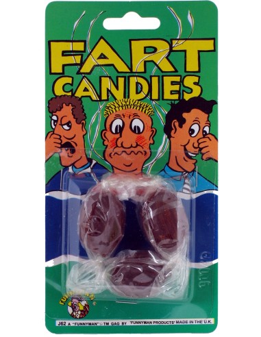 3 bonbons goût pet