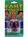 3 bonbons goût pet
