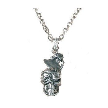 Collier tête de mort