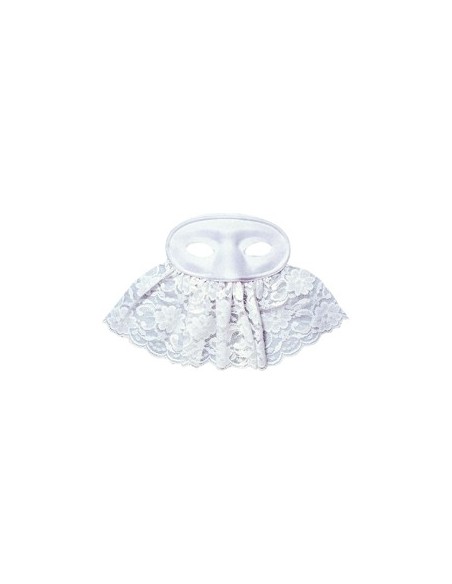 loup domino avec bavette dentelle