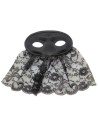 loup domino avec bavette dentelle