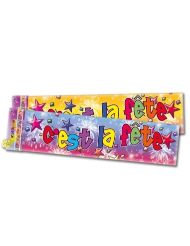 Banderole c'est la fête