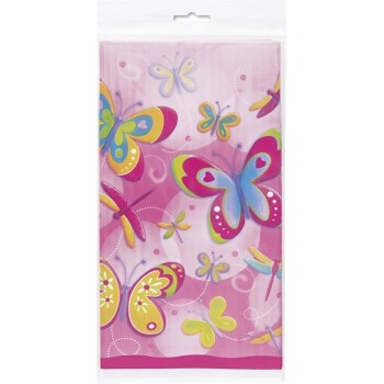 Nappe plastique papillons