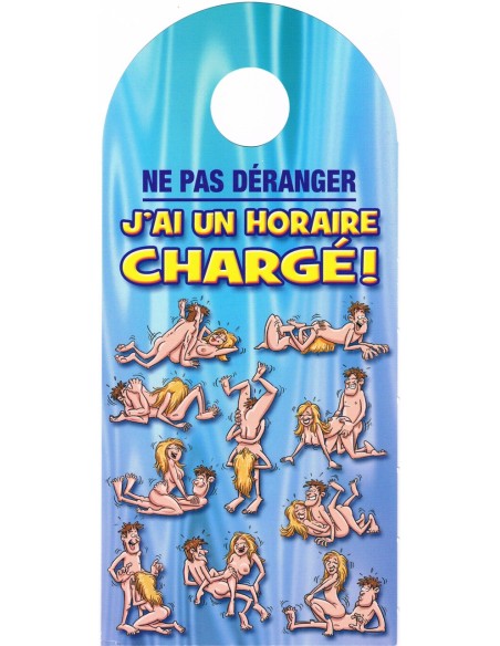 Affiche de porte humoristique