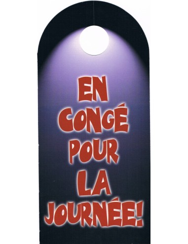 Affiche de porte humoristique