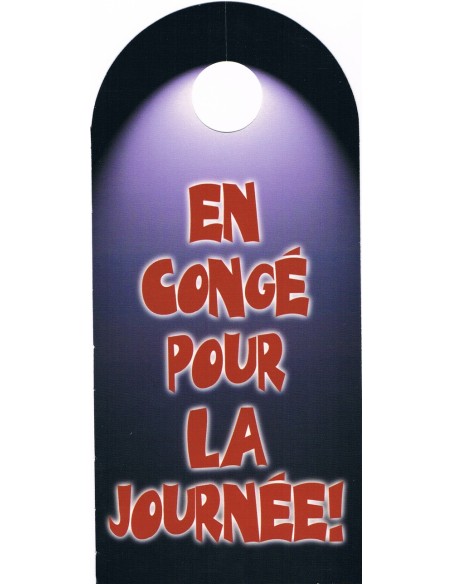 Affiche de porte humoristique