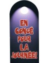 Affiche de porte humoristique