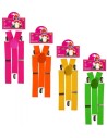 Bretelles couleurs fluos