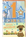 Carte Joyeux Anniversaire 1 an