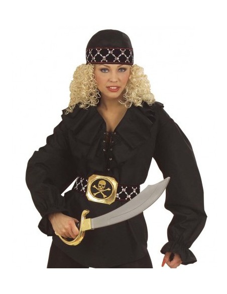 Bandana pirate noir
