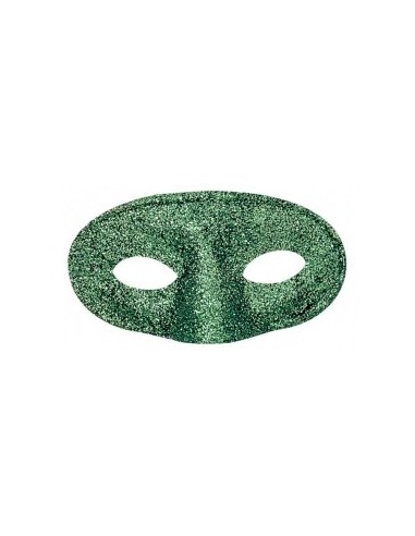 Loup domino brillant avec paillettes