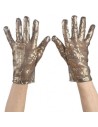 Paire de gants dorés