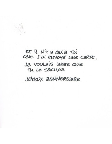 Carte pliante joyeux anniversaire