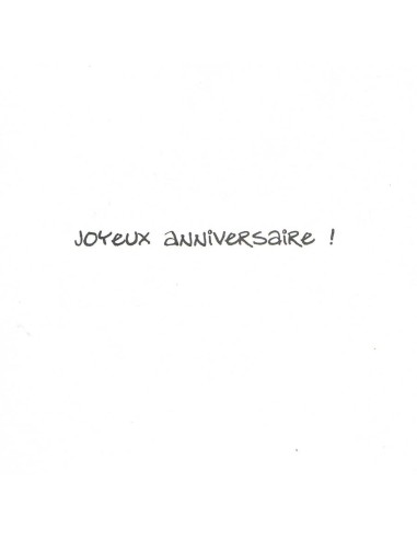 Carte pliante joyeux anniversaire