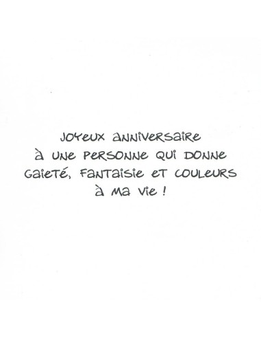 Carte pliante joyeux anniversaire