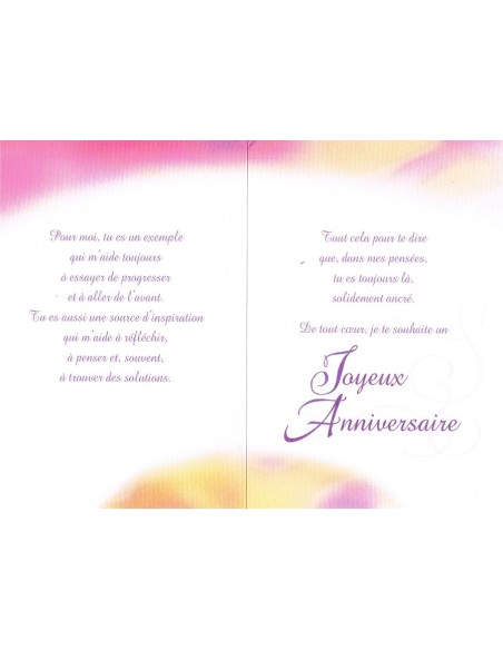 Carte ton anniversaire