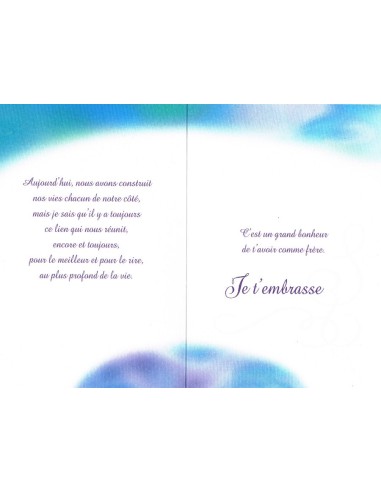 Carte mon très cher frère