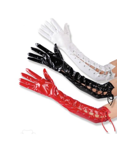 Gants longs en vinyl