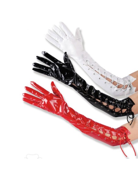 Gants longs en vinyl