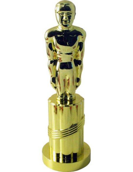Statuette plastique dorée