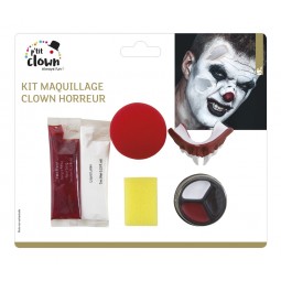 Kit maquillage clown horreur